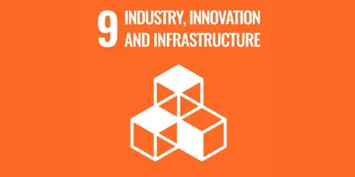 Icons representing JAI’s selected UN Sustainable Development Goals, including sustainable energy, decent work, industry, and responsible consumption.